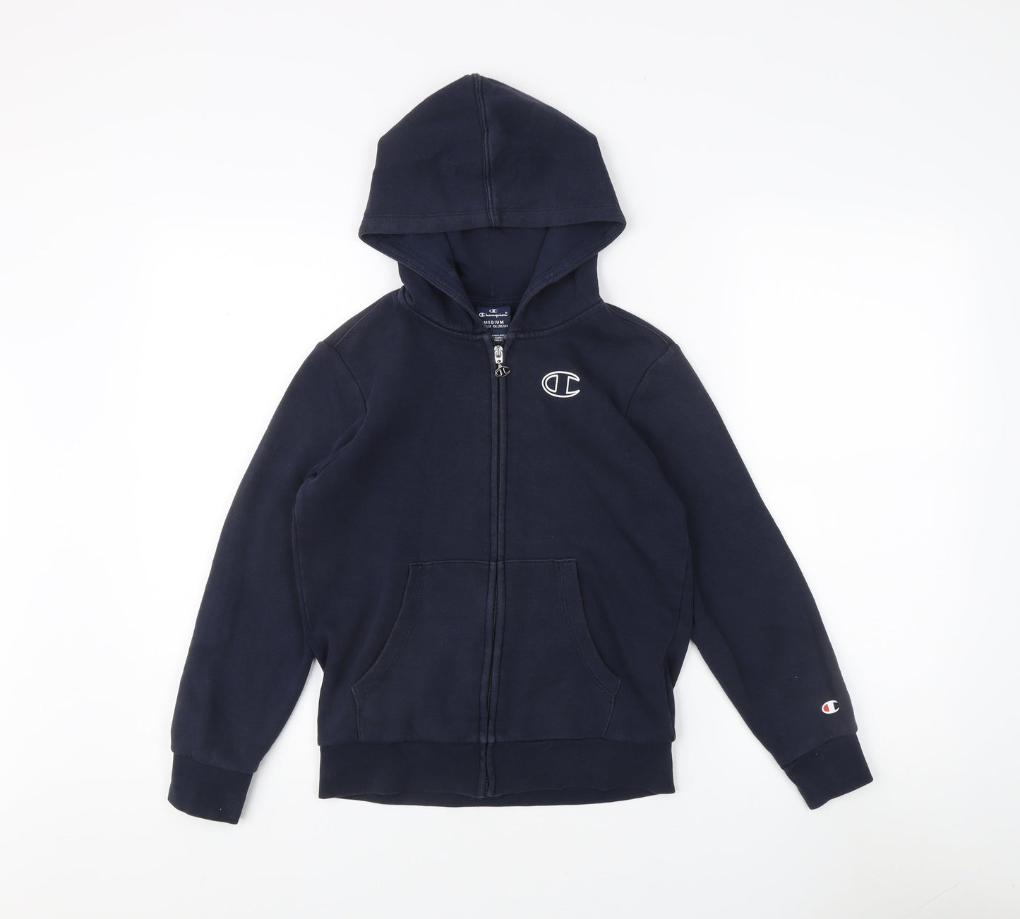 Champion Teens Blue Full Zip Hoodie M