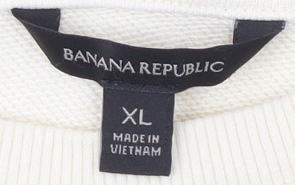 Banana Republic Unisex Beige XL Sweatshirt