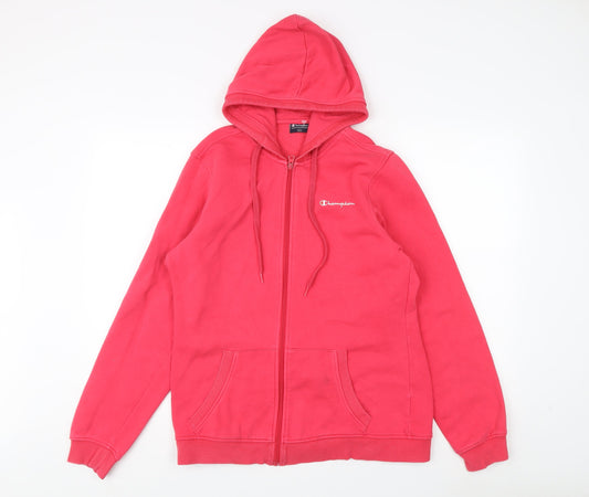 Champion Unisex Red Full Zip Hoodie XL Casual