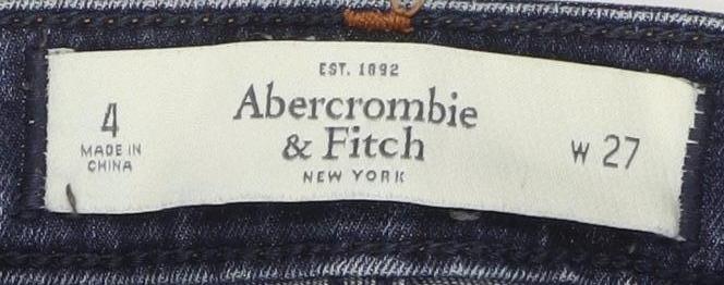Abercrombie & Fitch Women's Blue Skinny Jeans Size 4