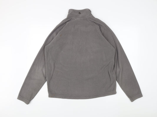 Craghoppers Men's Grey 1/4 Zip Fleece Sweatshirt S