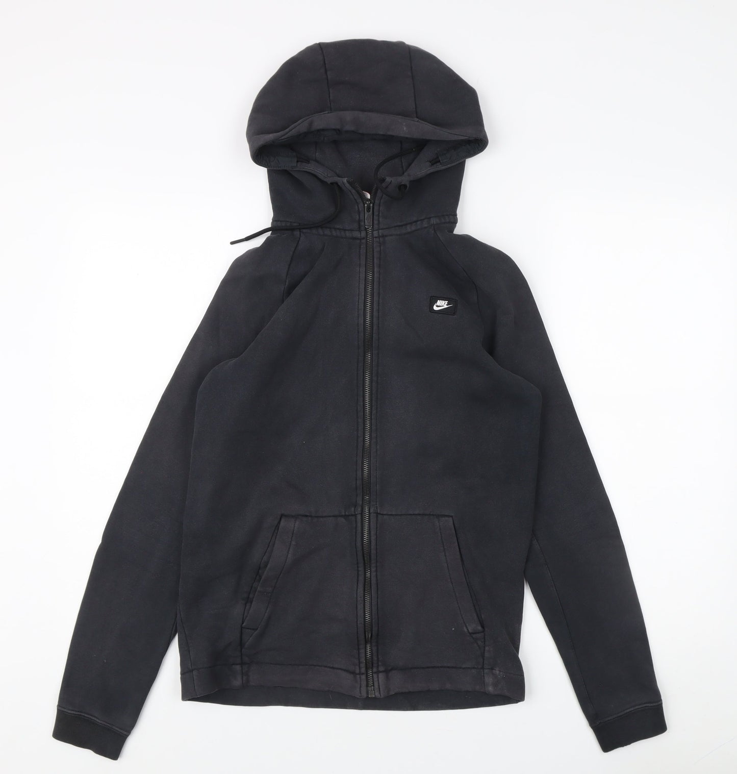 Nike Men's Black S Full Zip Logo Hoodie