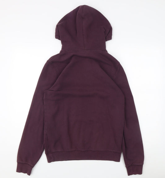 TOG24 Unisex Purple Pullover Hoodie S, Autumn-Winter Style