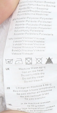 Firetrap Women's White Pullover Hoodie - Size 8