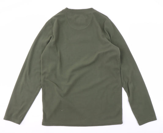 Peter Storm Men's Green Fleece Pullover Sweatshirt XS