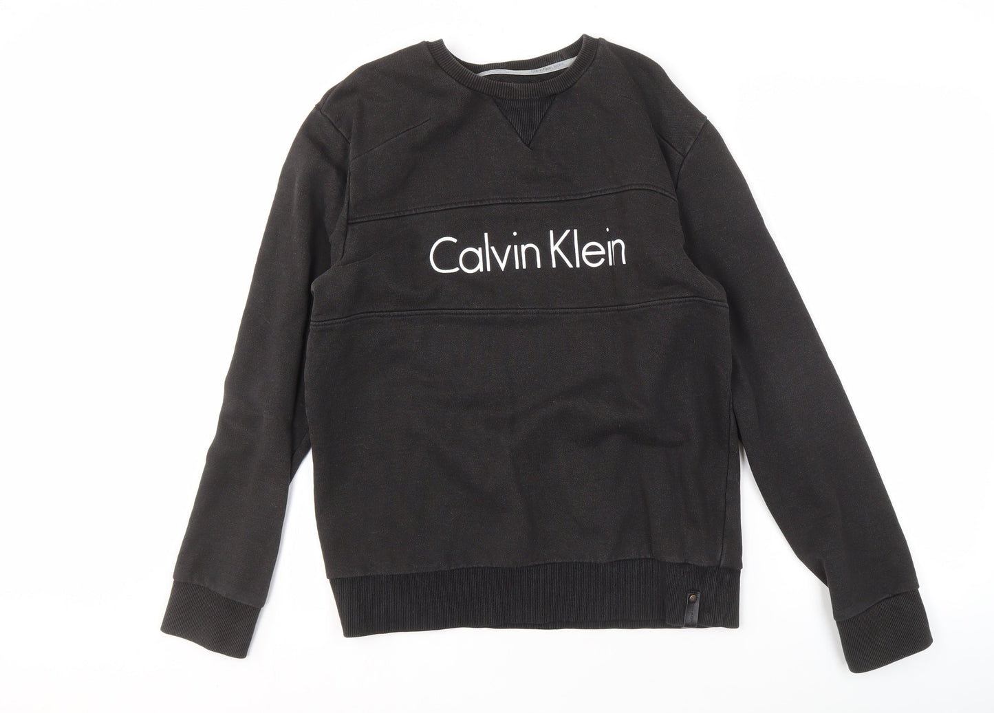 Calvin Klein Men's Black Sweatshirt M Logo