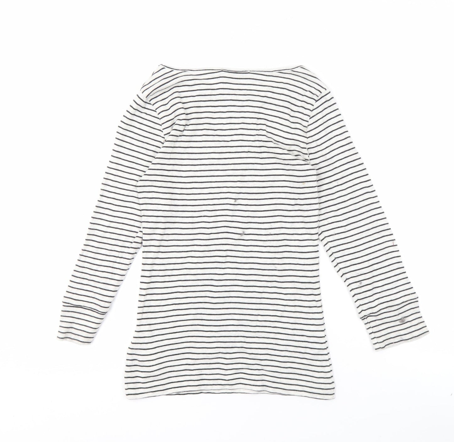 Whistles Women's Multicoloured Striped Long Sleeve T-Shirt