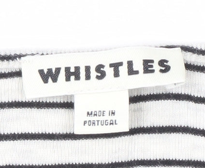 Whistles Women's Multicoloured Striped Long Sleeve T-Shirt
