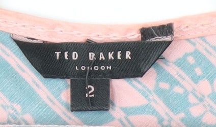 Ted Baker Women's Pink Blue Camisole, Size 2