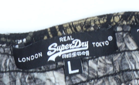 Superdry Women's Multicoloured Off Shoulder Blouse L