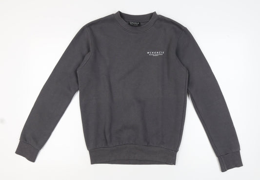 McKenzie Men's Grey Pullover Sweatshirt - Size S