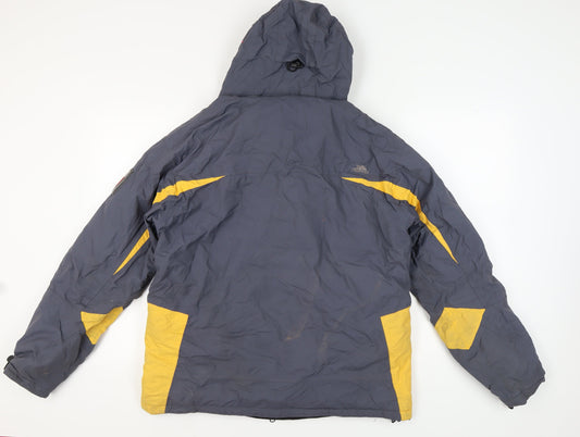 Trespass Men's Grey Parka Jacket L Waterproof Hooded