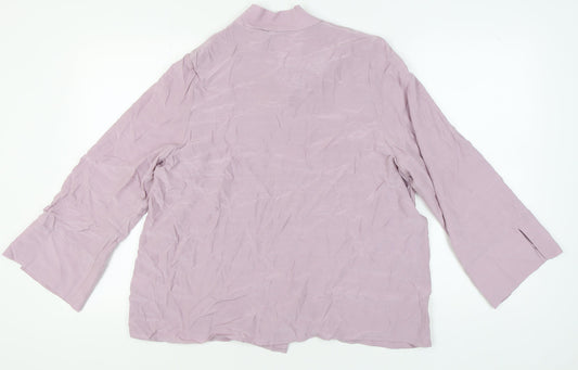 Jaeger Women's Purple Top Size 18, Elegant & Versatile