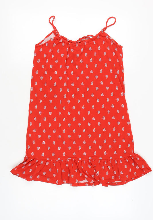 Boden Women's Red Slip Dress, Size 10, Summer Casual