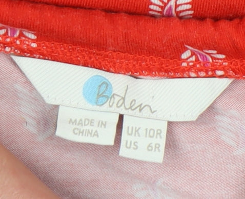 Boden Women's Red Slip Dress, Size 10, Summer Casual