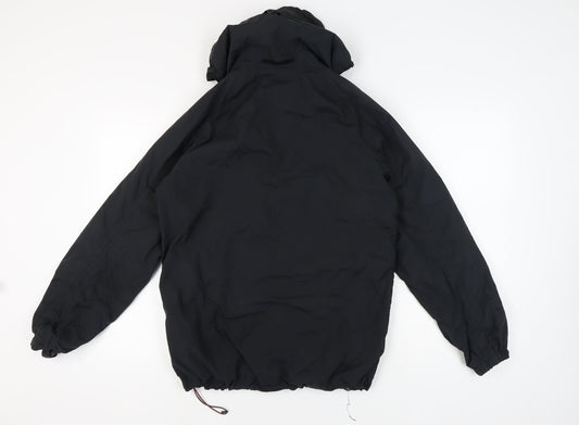 Peter Storm Black Men's Hooded Rain Coat Jacket S