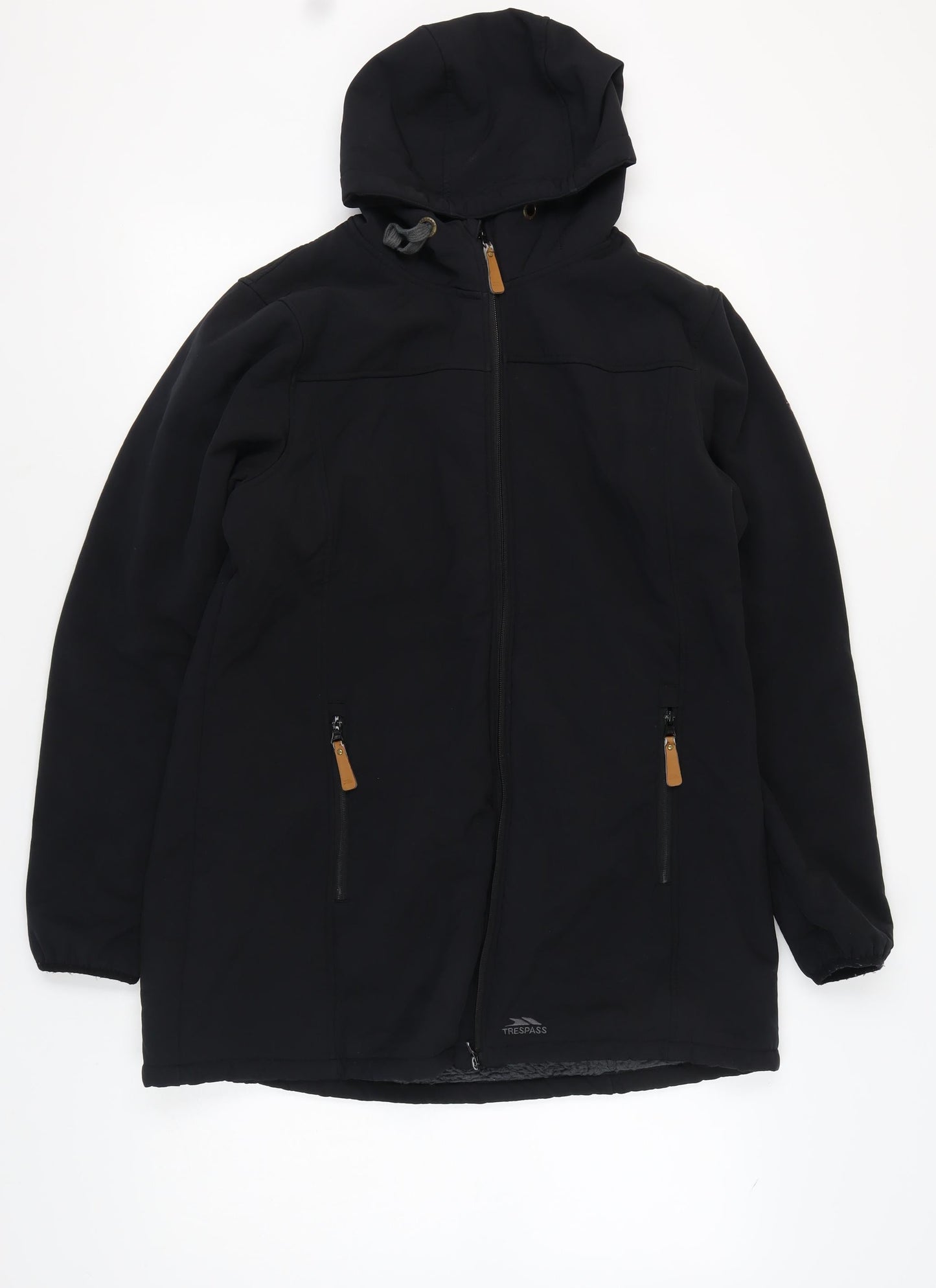 Trespass Women's Black Soft Shell Hooded Jacket XL