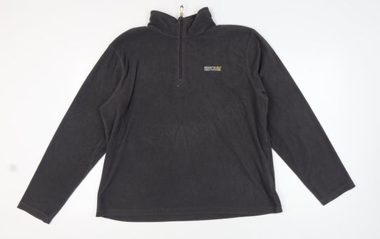 Regatta Men's Black Fleece Pullover Sweatshirt XL
