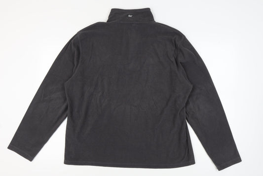Regatta Men's Black Fleece Pullover Sweatshirt XL
