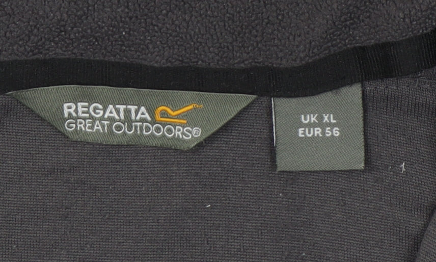 Regatta Men's Black Fleece Pullover Sweatshirt XL