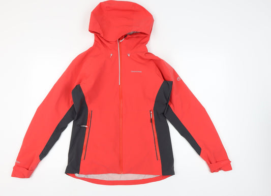 Craghoppers Women's Red Waterproof Rain Coat Size 10