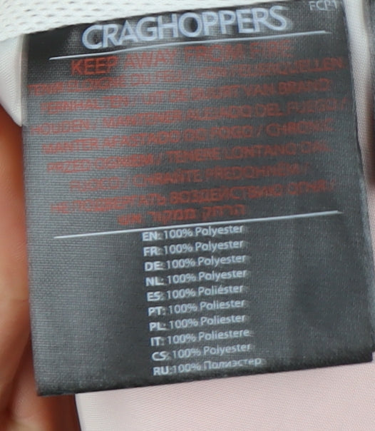 Craghoppers Women's Red Waterproof Rain Coat Size 10