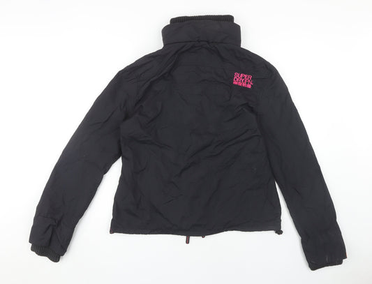 Superdry Women's Black XL Casual Zip Jacket