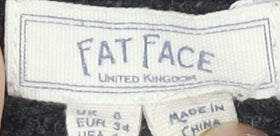 Fat Face Women's Black Pullover Jumper, Size 6