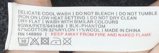 Fat Face Women's Black Pullover Jumper, Size 6