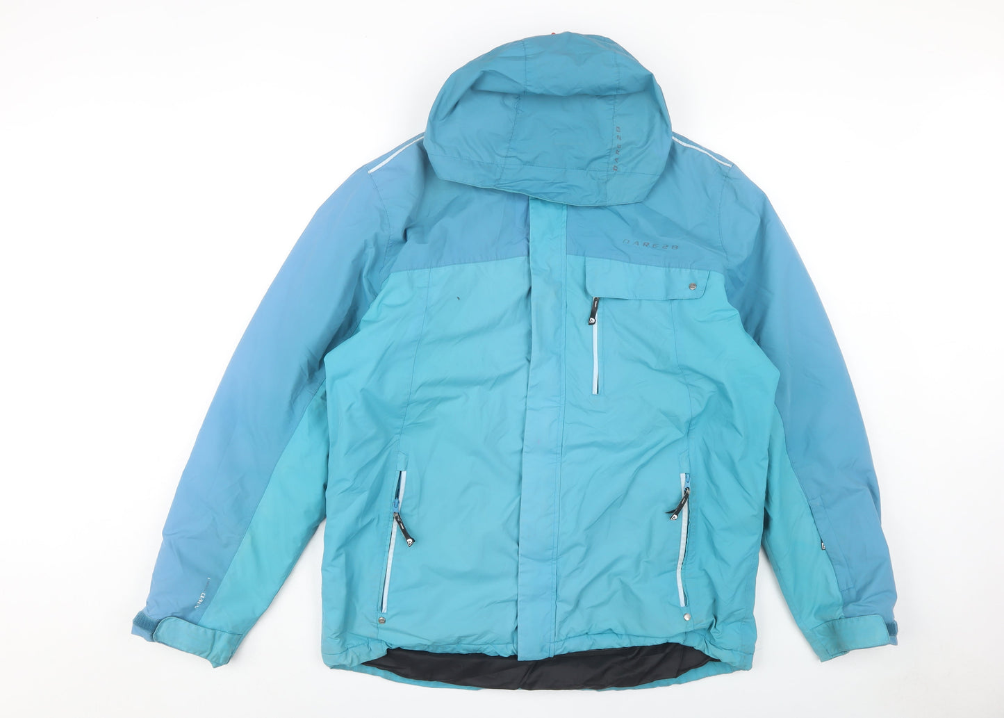 Dare2b Men's XL Blue Puffer Jacket - Waterproof, Hooded