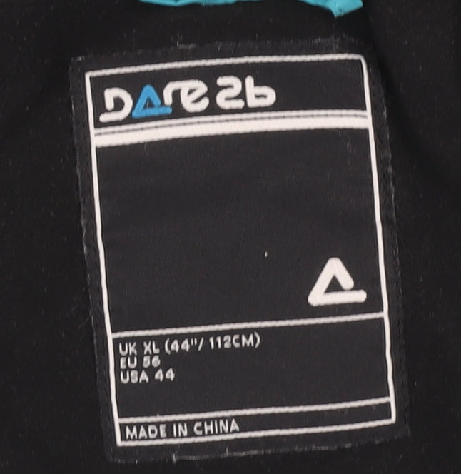 Dare2b Men's XL Blue Puffer Jacket - Waterproof, Hooded