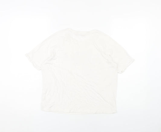 Pineapple Girls White T-Shirt 11-12 Years Basic Logo