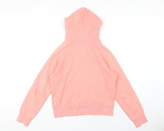 Hurley Women's Pink Hoodie Size M with Logo Accent