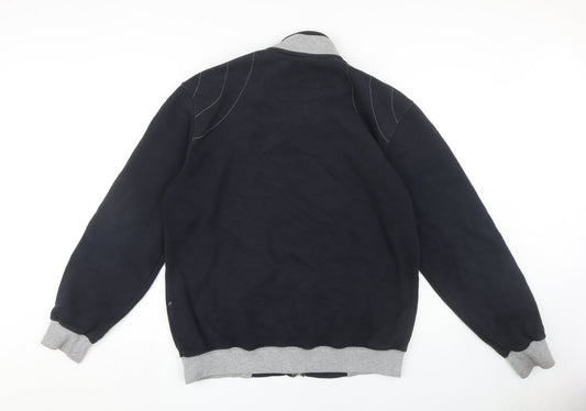 Dunnes Men's Black Full Zip Sweatshirt - Large