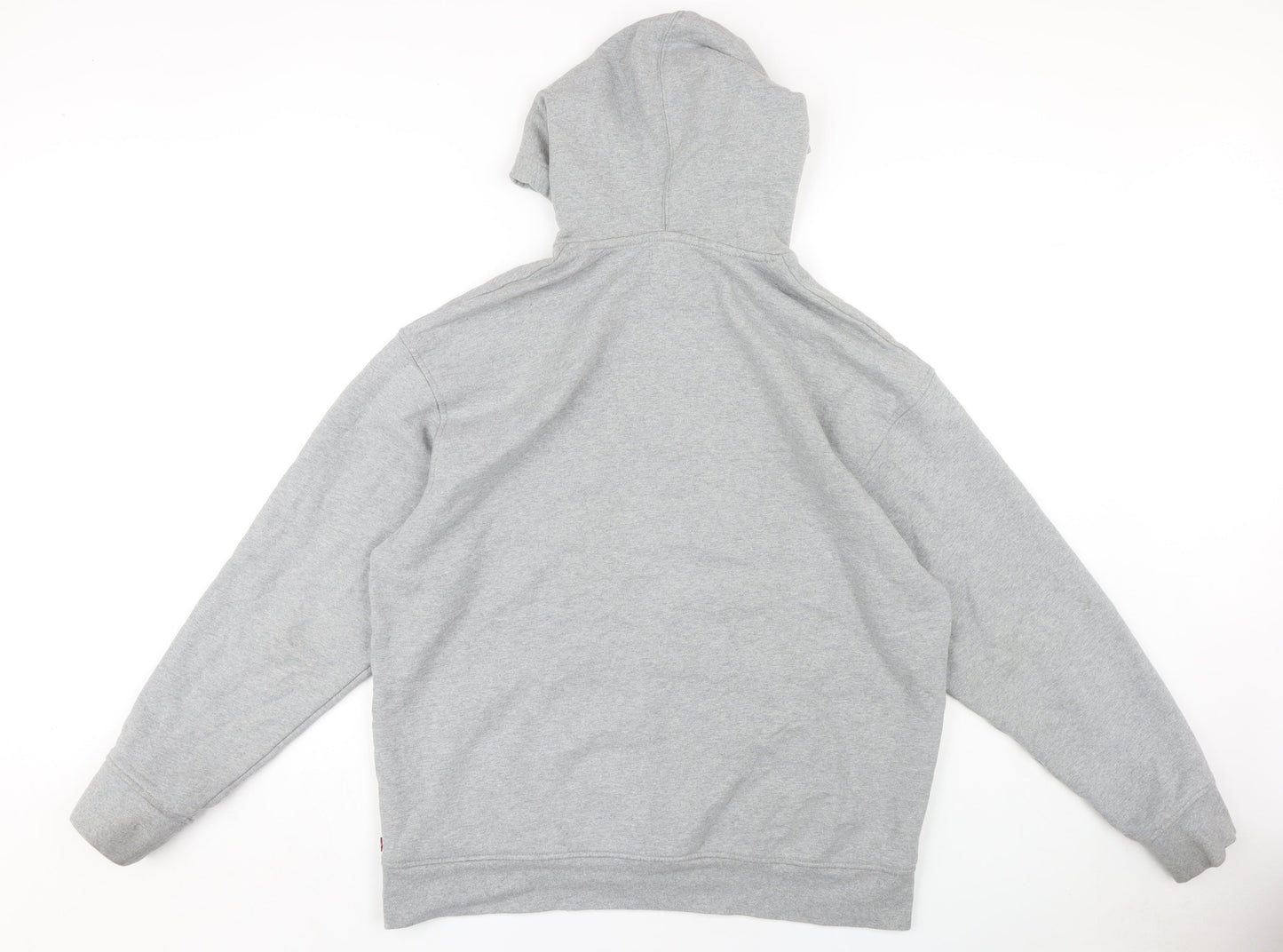 Levi's Men's Grey Pullover Hoodie, L, Comfortable Iconic Style