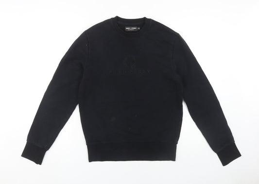 Fred Perry Men's Black XS Logo Sweatshirt