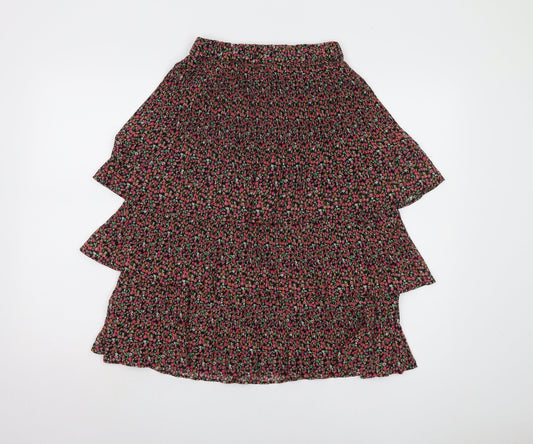 Next Girls Floral Peasant Skirt Multicoloured 11 Years Chiffon