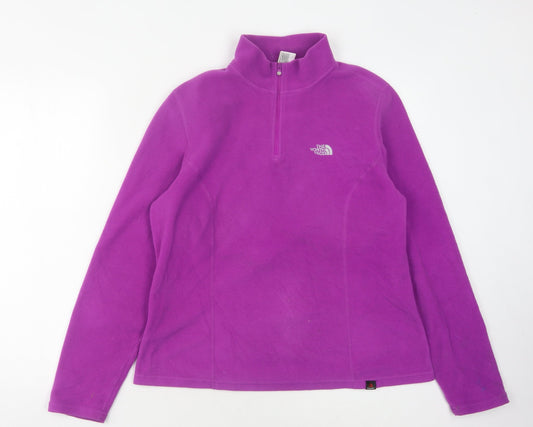 The North Face Women's Purple Fleece Pullover L