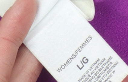 The North Face Women's Purple Fleece Pullover L