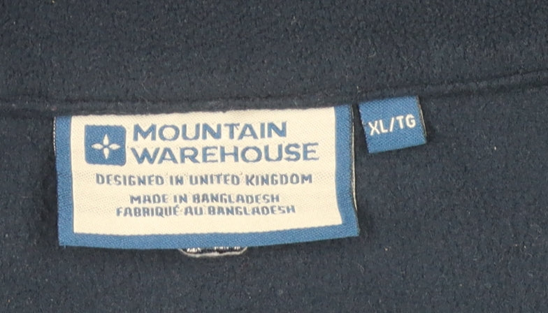 Mountain Warehouse Men's Blue XL Fleece Sweatshirt