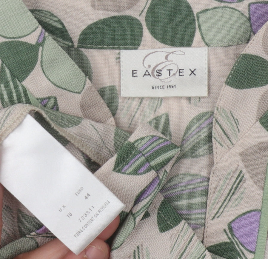 Eastex Women's Multicoloured Floral Blouse Size 18