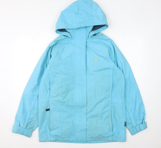 Trespass Men's Blue Waterproof Hooded Rain Jacket M