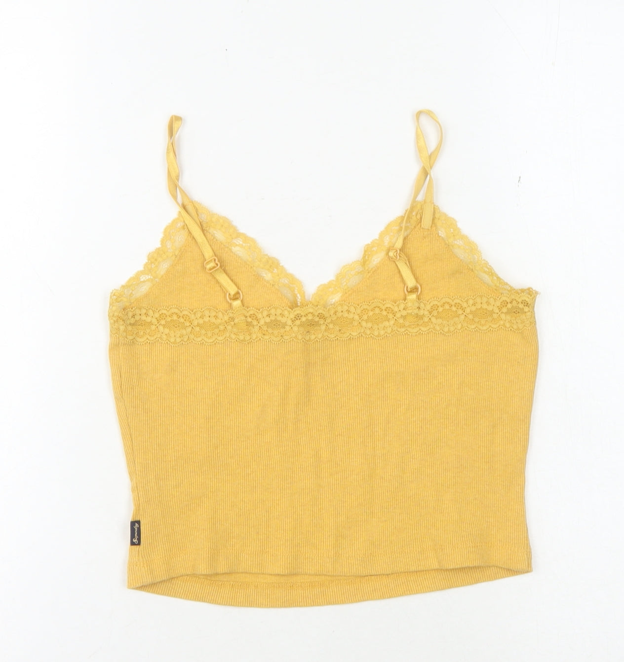 Superdry Women's Yellow Camisole Tank Top S
