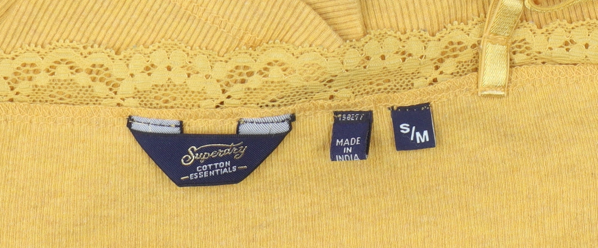 Superdry Women's Yellow Camisole Tank Top S