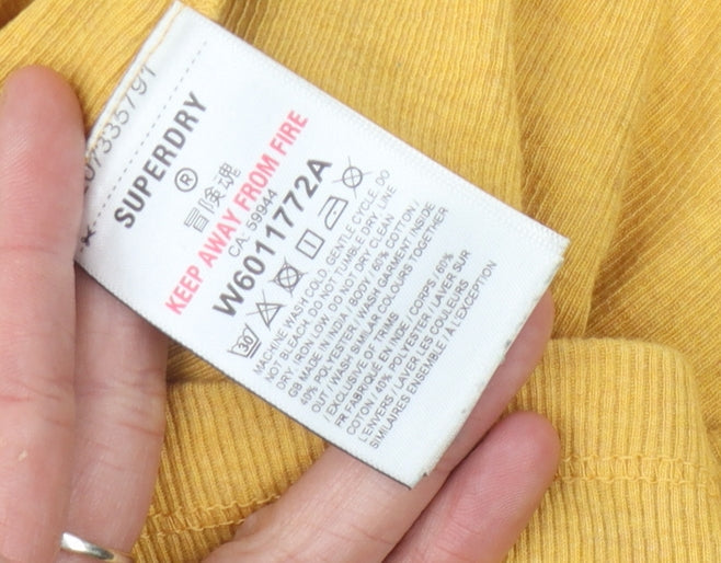 Superdry Women's Yellow Camisole Tank Top S