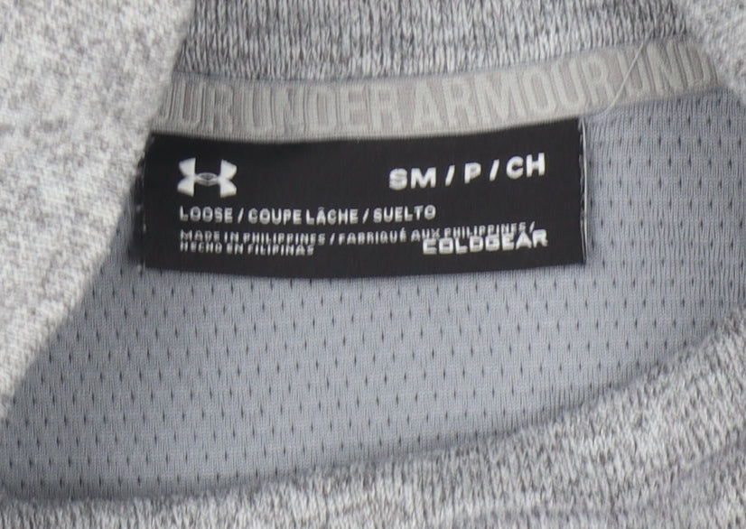Under Armour Grey Unisex Graphic Sweatshirt, Size S, Insulated