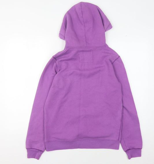 Jack Wills Women's Purple Pullover Hoodie Size 12