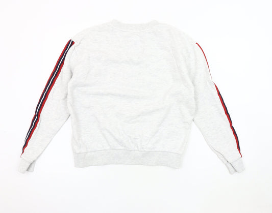 Superdry Men's Grey Logo Pullover Sweatshirt S