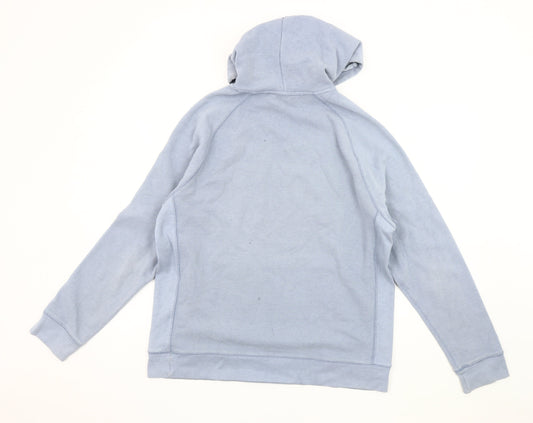 Lands' End Blue Men's Pullover Hoodie L