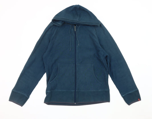 Levi's Men's Blue Hooded Jacket Medium
